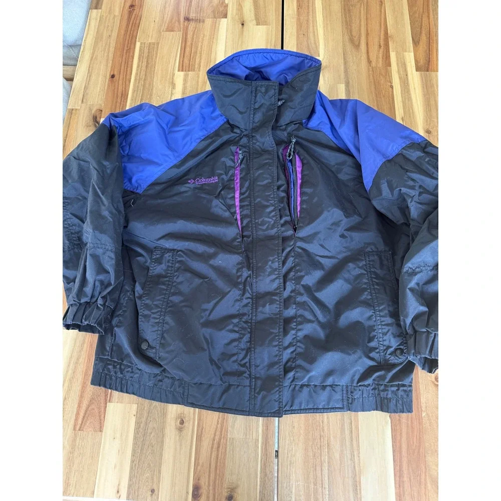 Columbia Jacket Men large Purple Powder KegLiner Insulated Ski Snowboard 80s 90s
